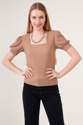 Brown Women Blouse