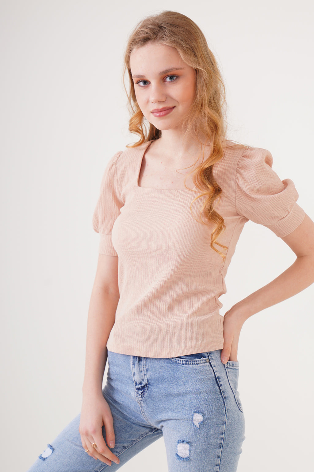 Beige Women Blouse