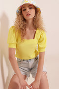 Yellow Women Blouse