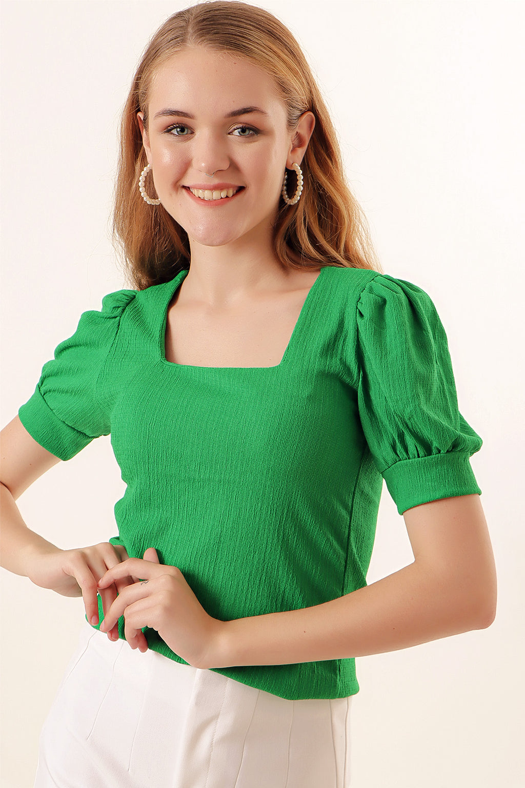 Green Women Blouse