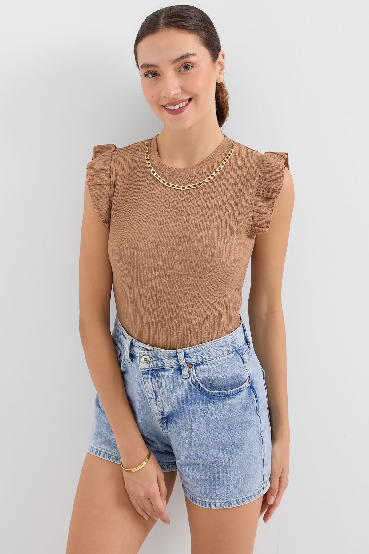 Camel Women Blouse