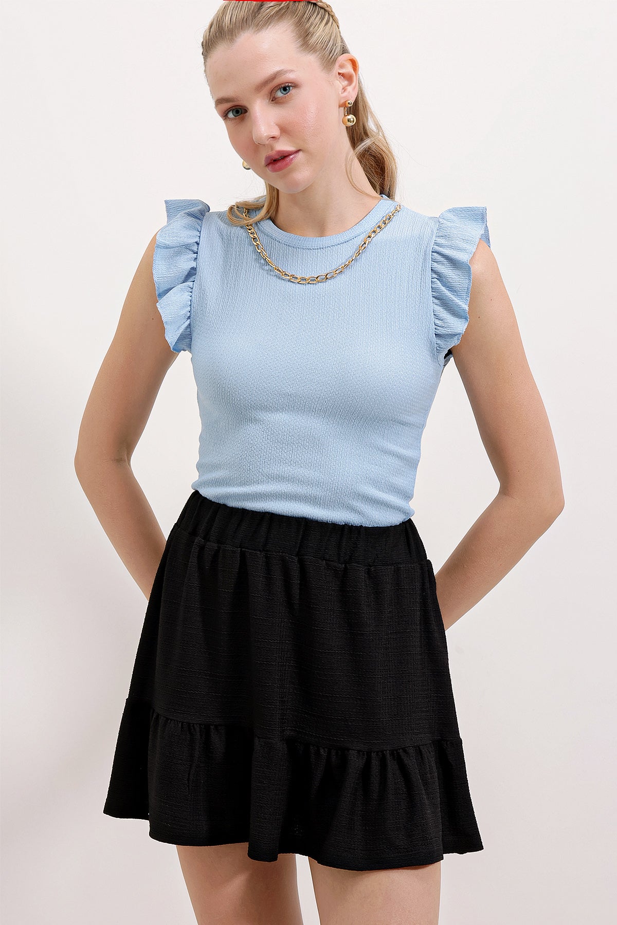 Blue Women Blouse