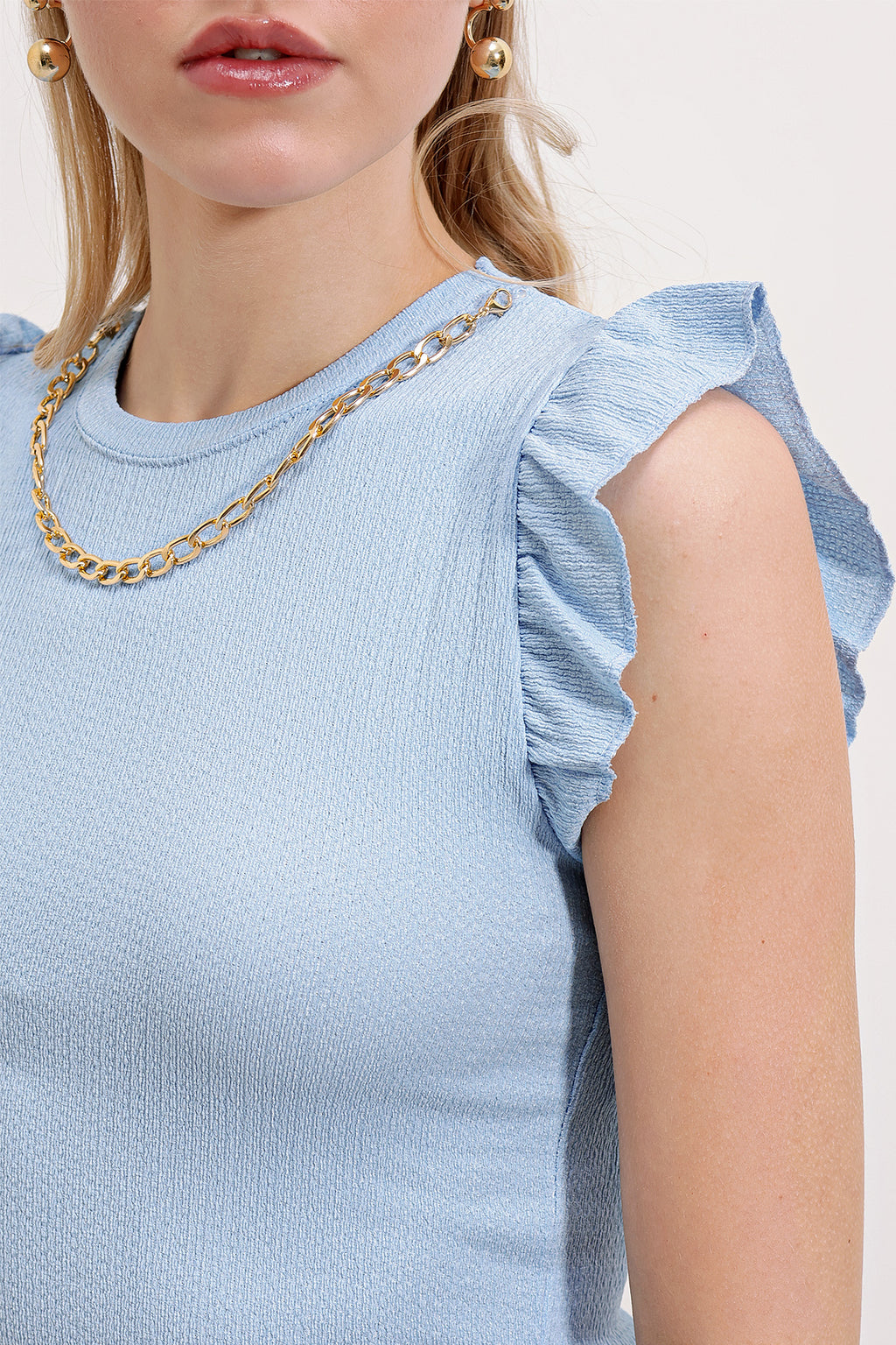 Blue Women Blouse