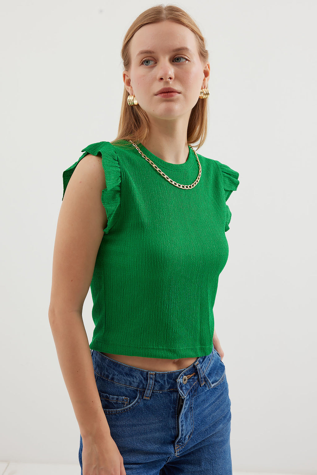 Green Women Blouse