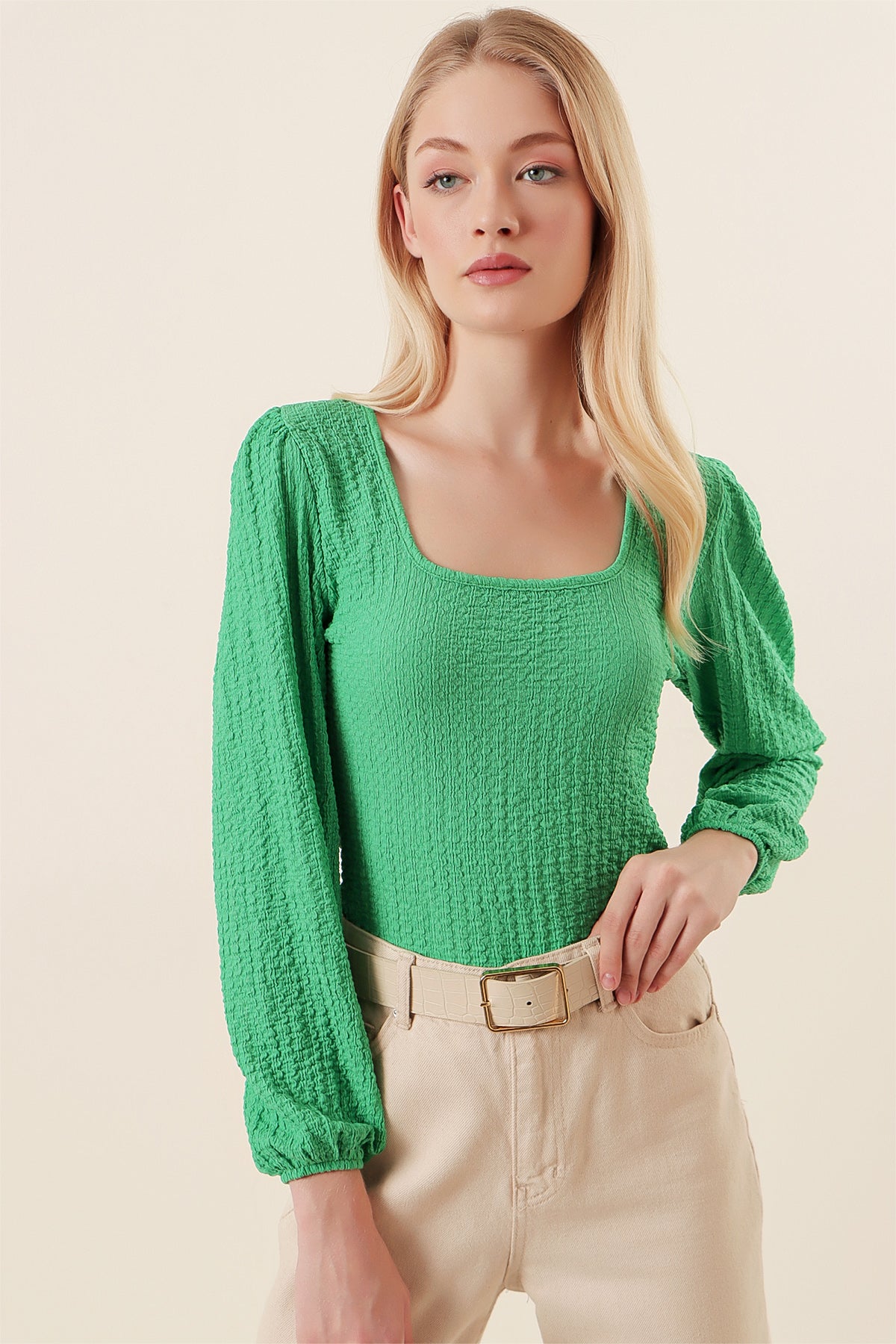 Green Women Blouse