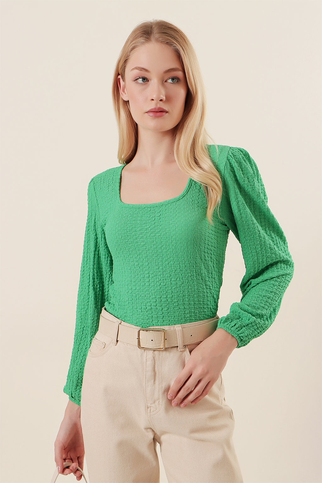 Green Women Blouse