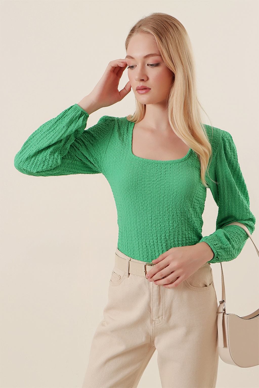 Green Women Blouse