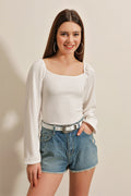 White Women Blouse