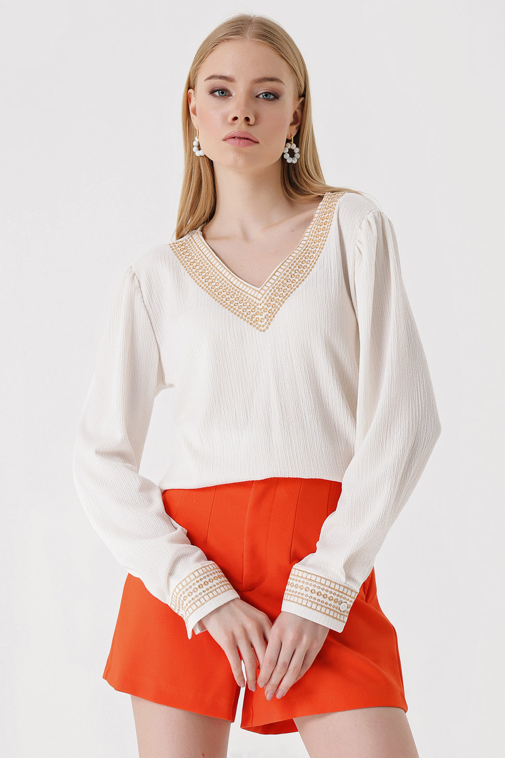 White Women Blouse