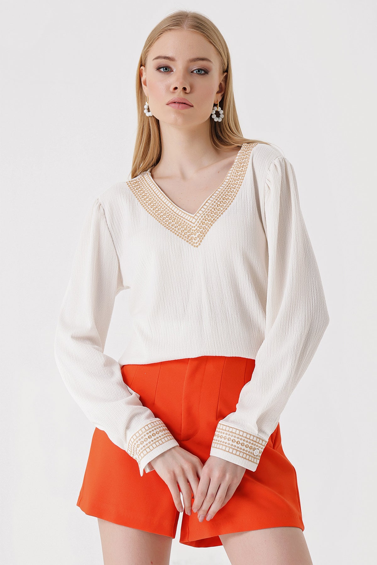 White Women Blouse