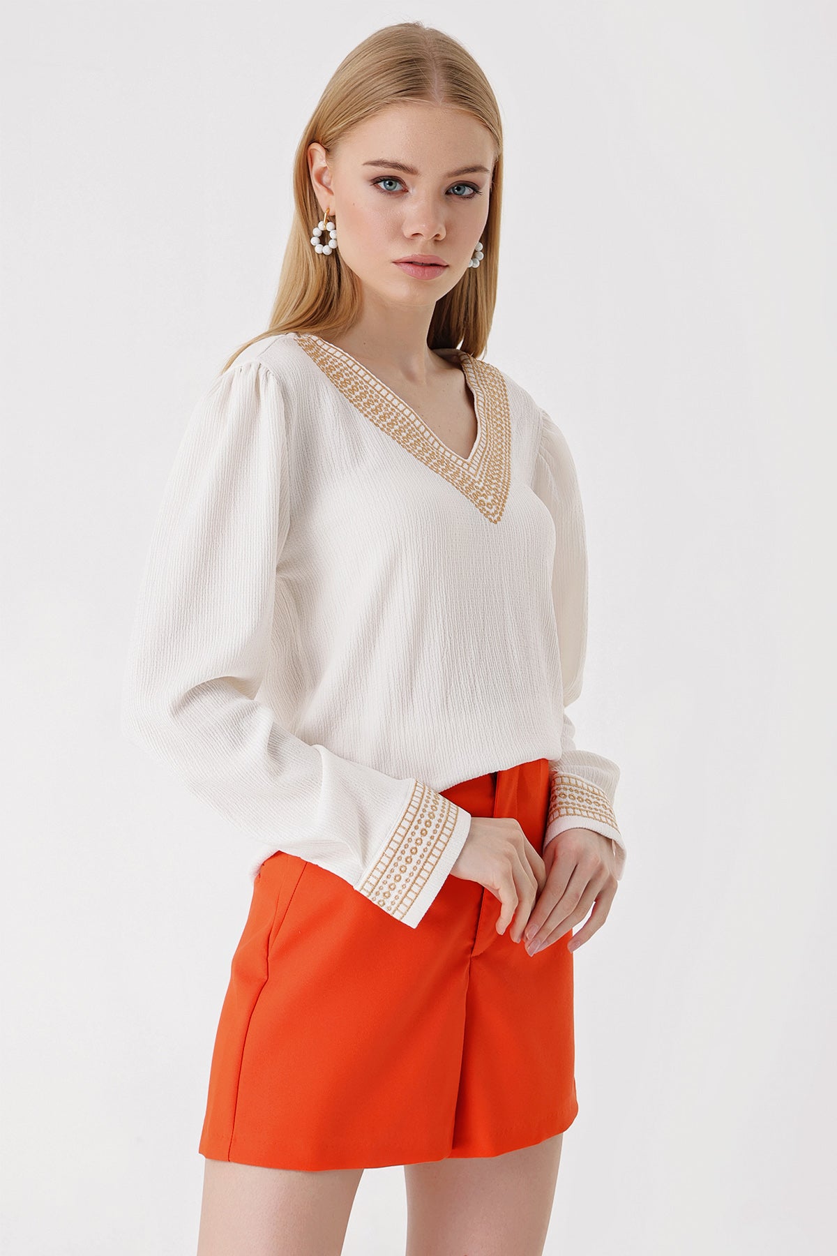 White Women Blouse