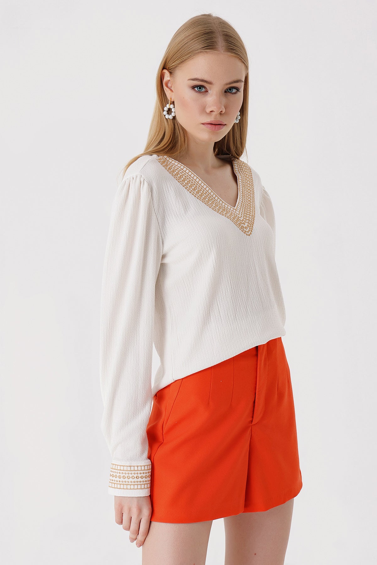 White Women Blouse