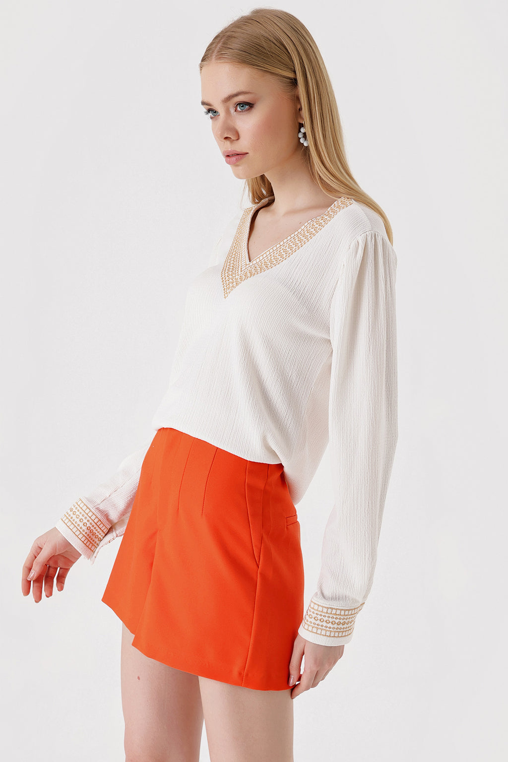 White Women Blouse