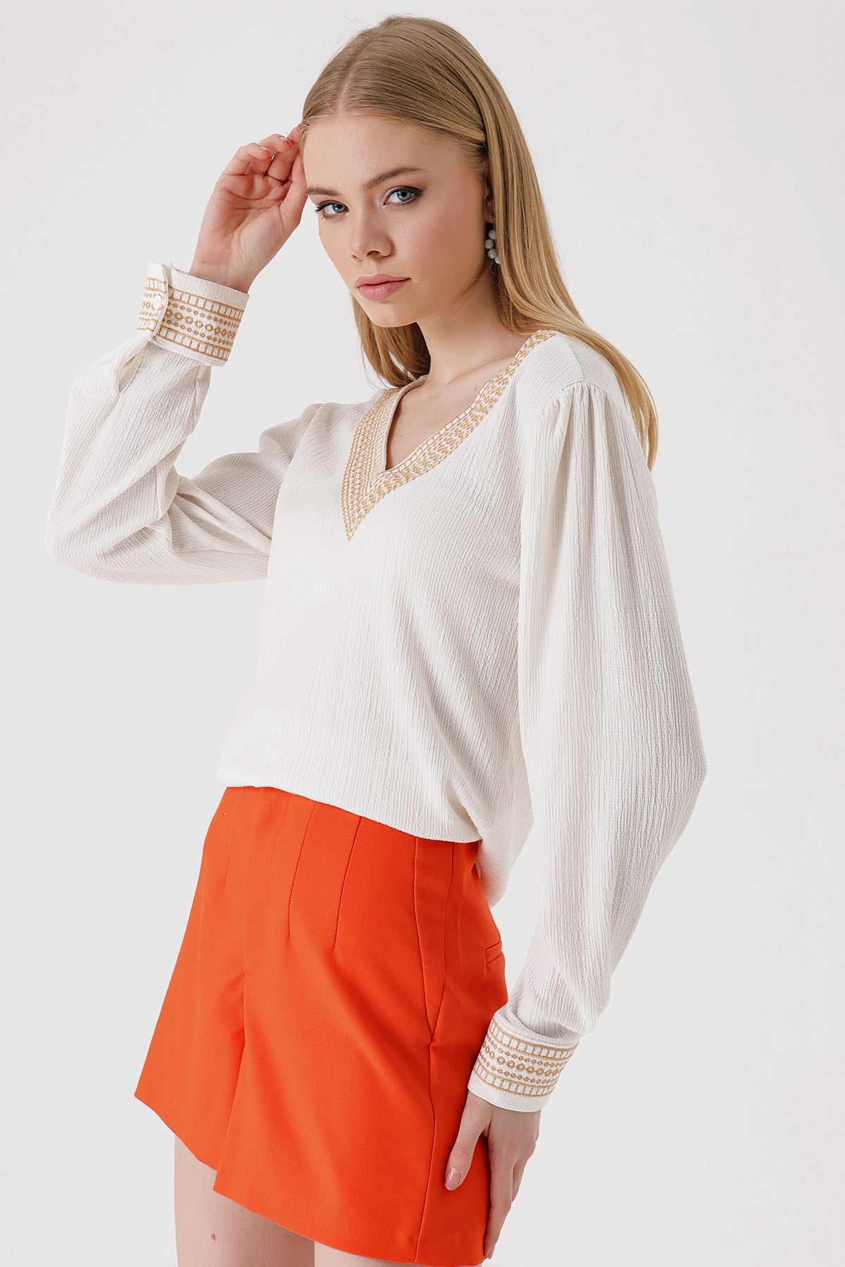 White Women Blouse