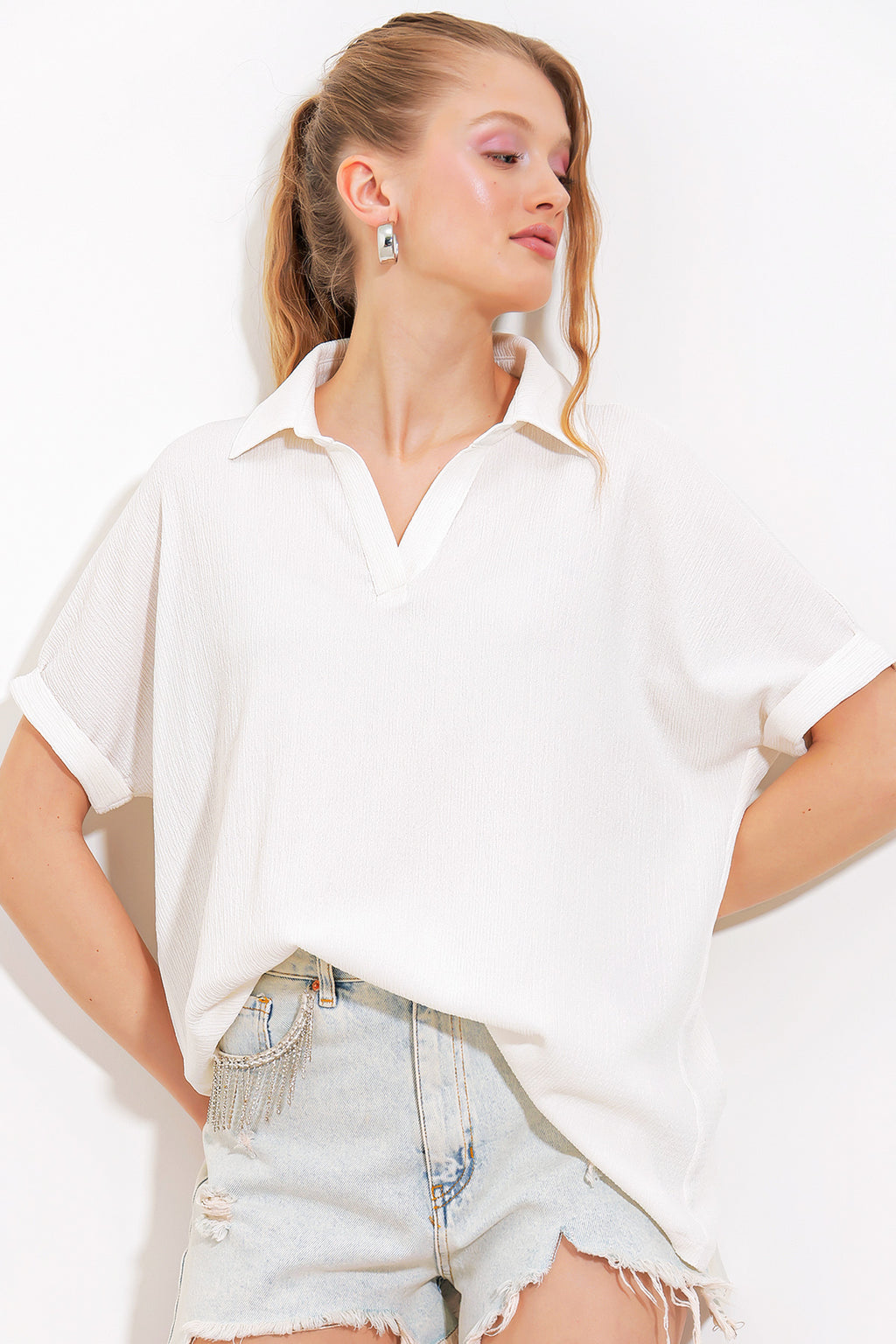 White Women Blouse