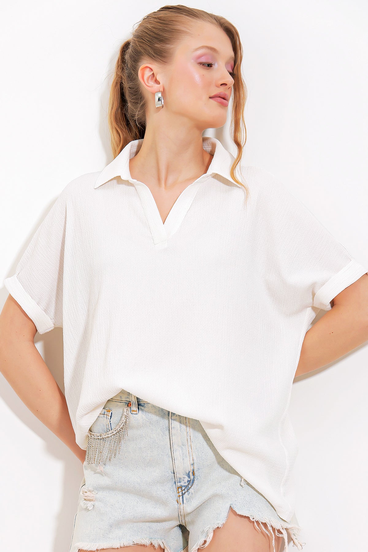 White Women Blouse