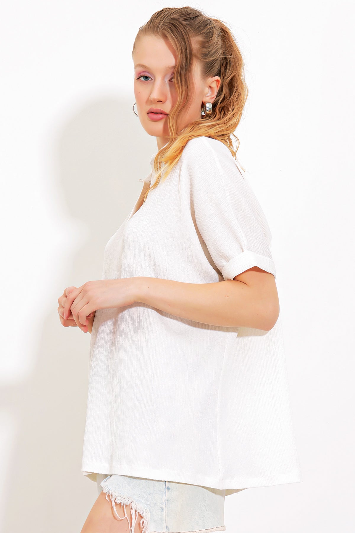 White Women Blouse