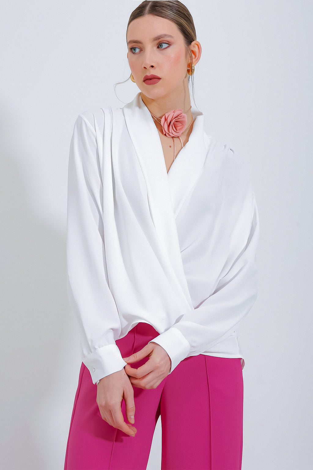 White Women Blouse