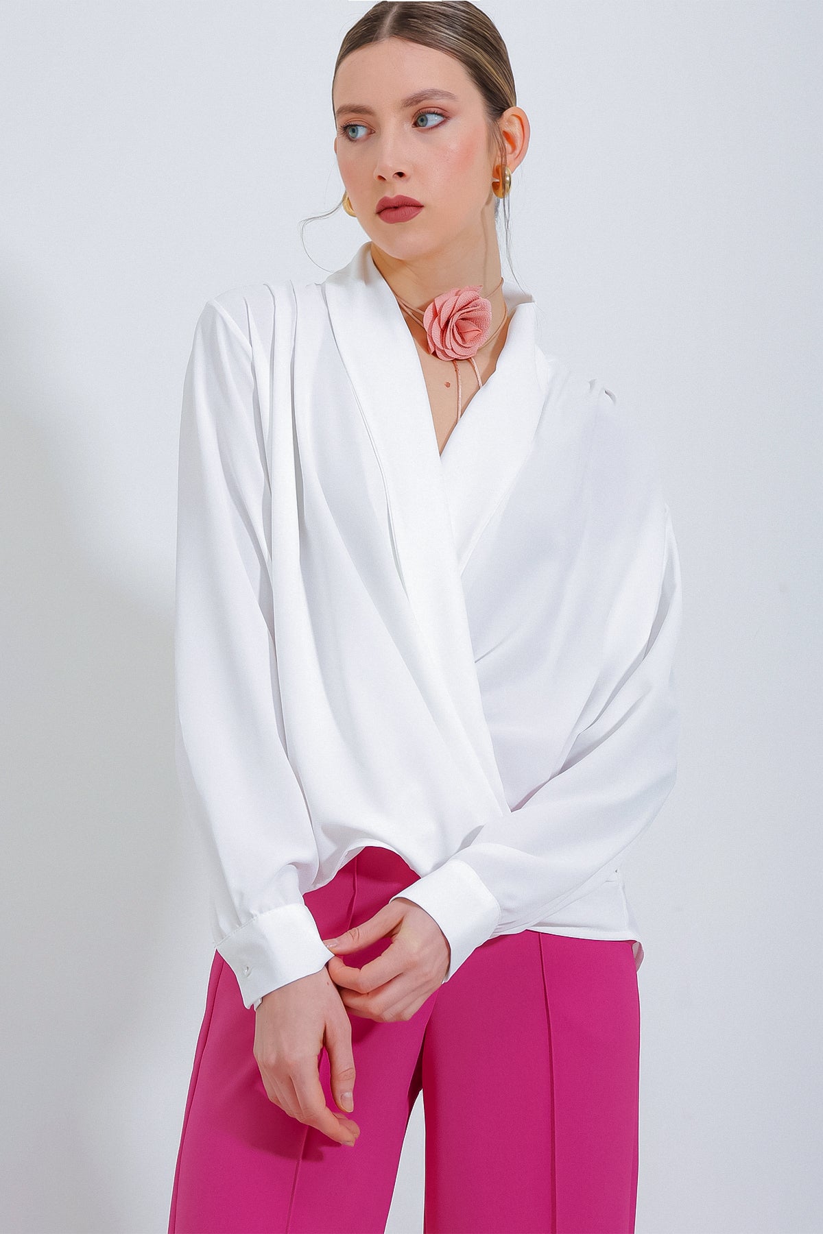 White Women Blouse