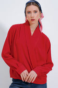 Red Women Blouse