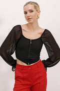 Black Women Blouse