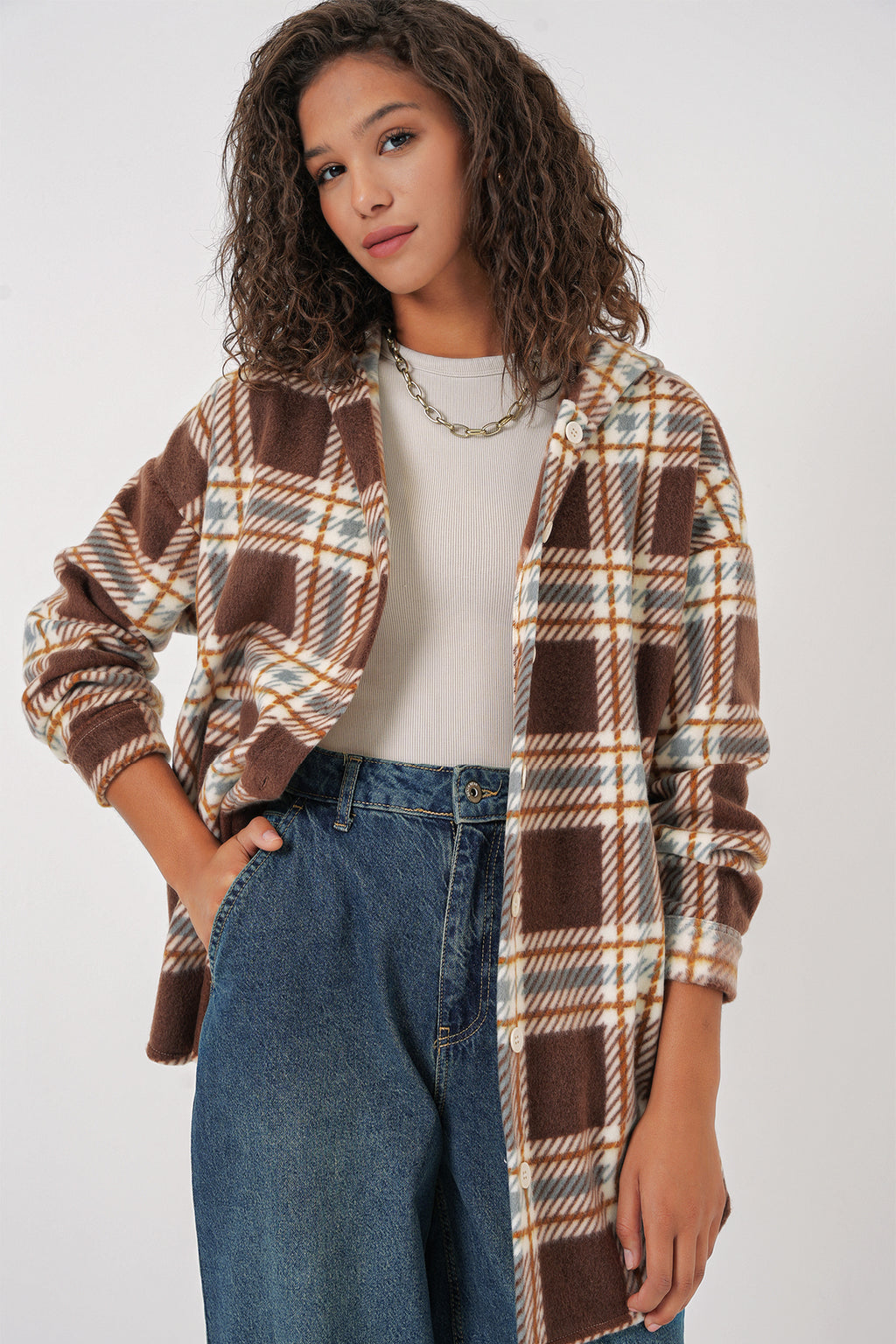 Brown Women Shirt