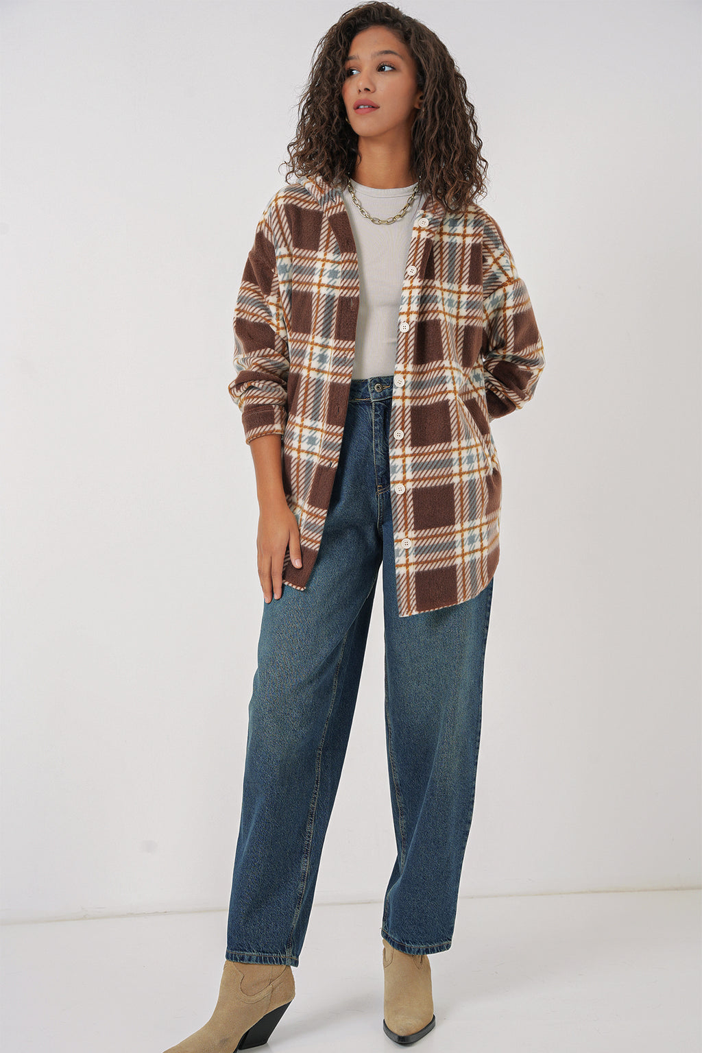 Brown Women Shirt