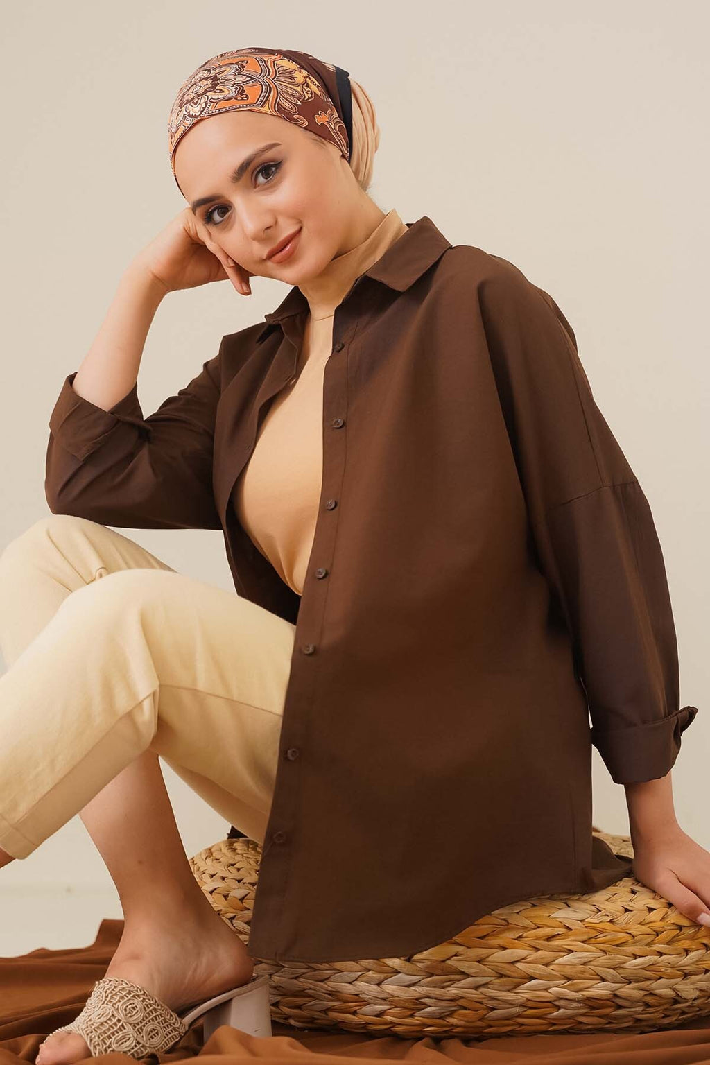 Brown Women Shirt