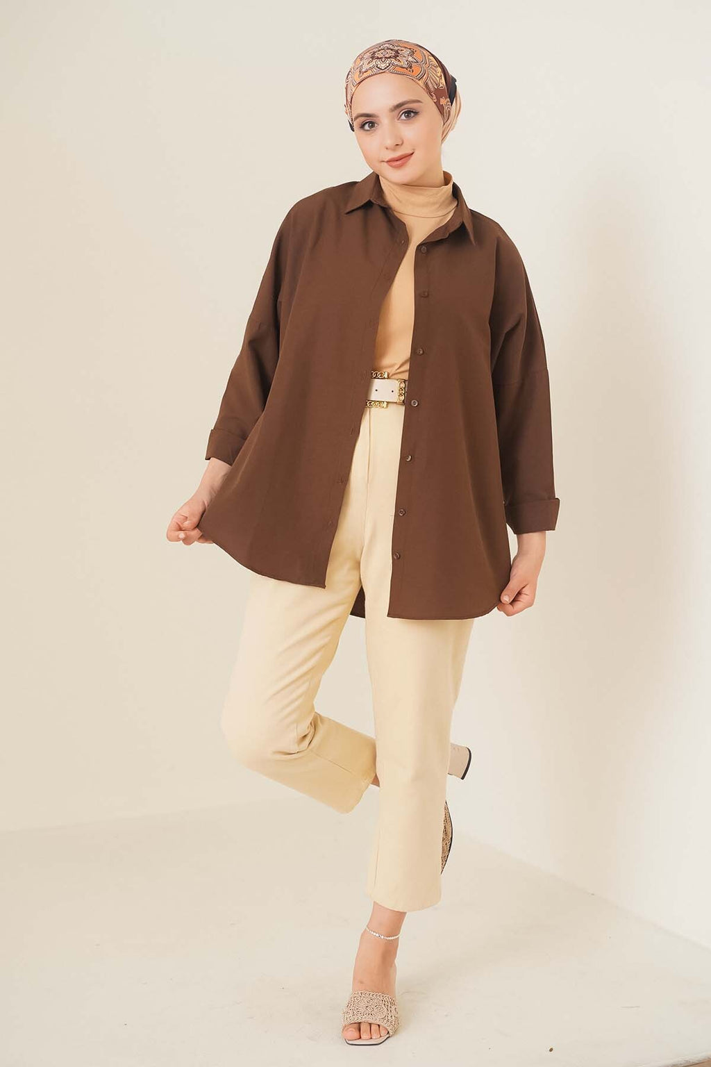 Brown Women Shirt