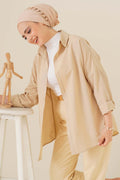 Cream Women Shirt