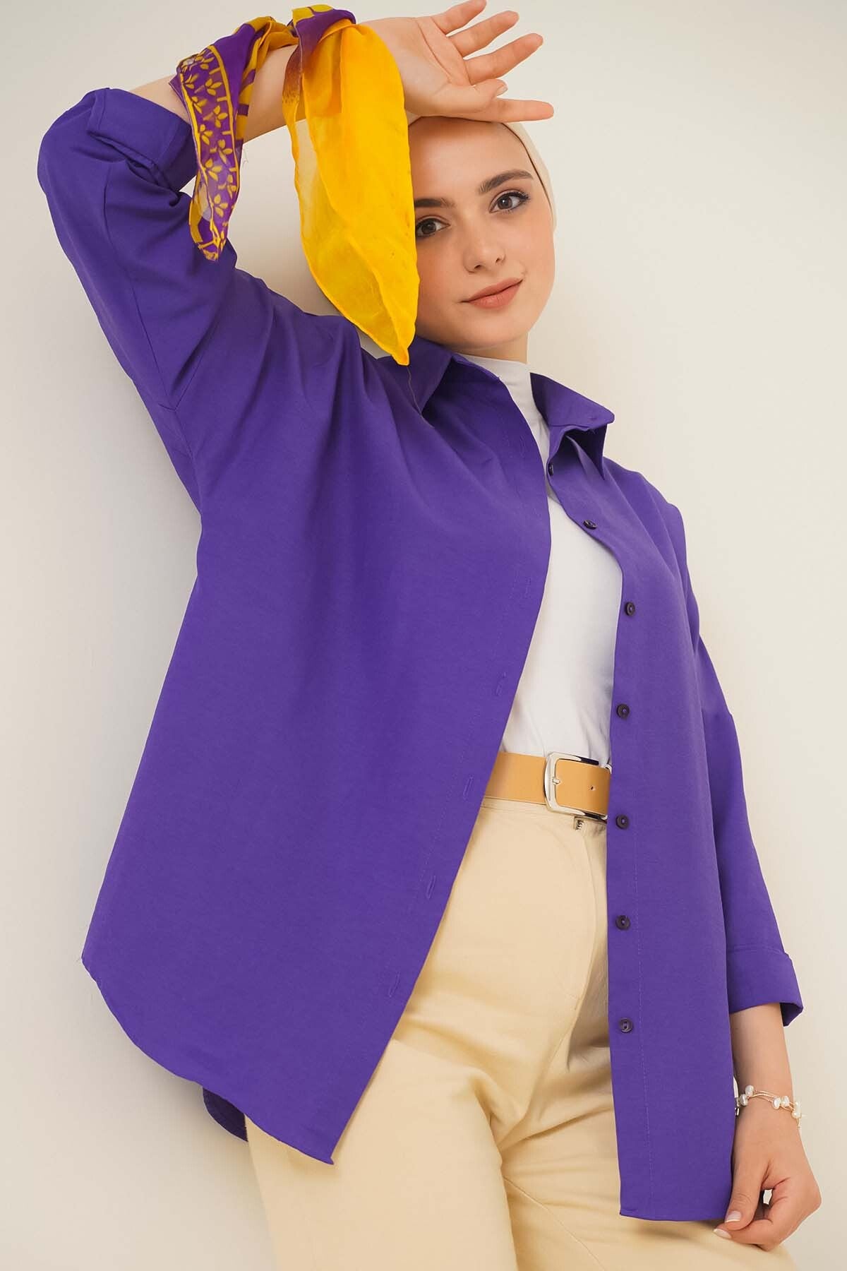 Purple Women Shirt
