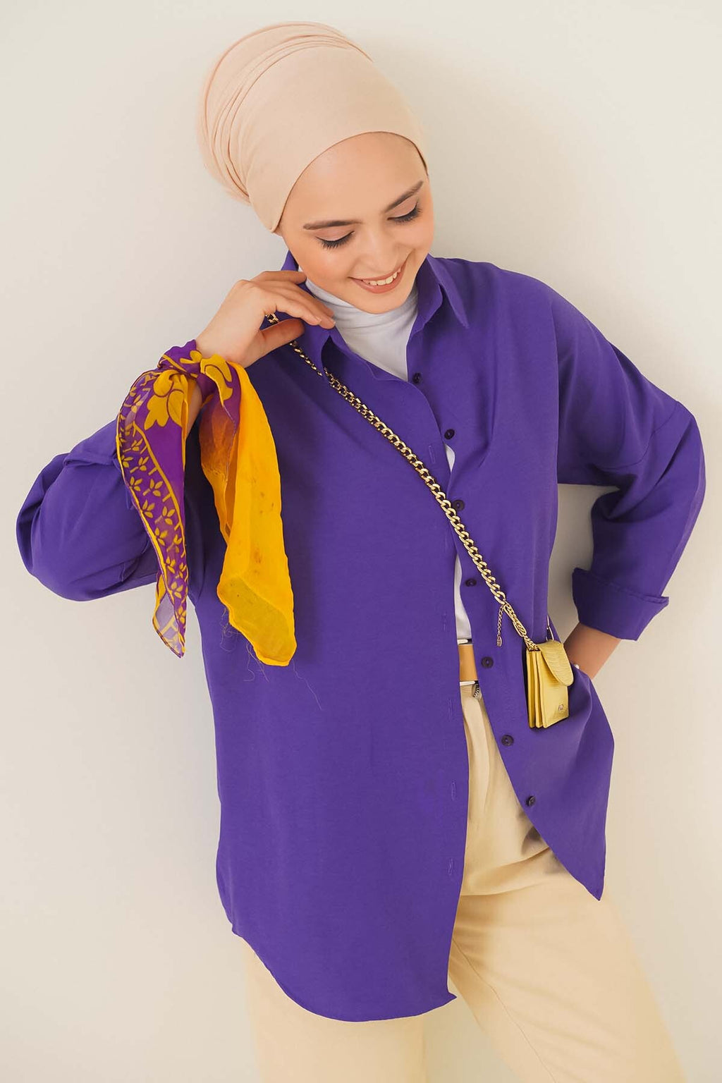 Purple Women Shirt