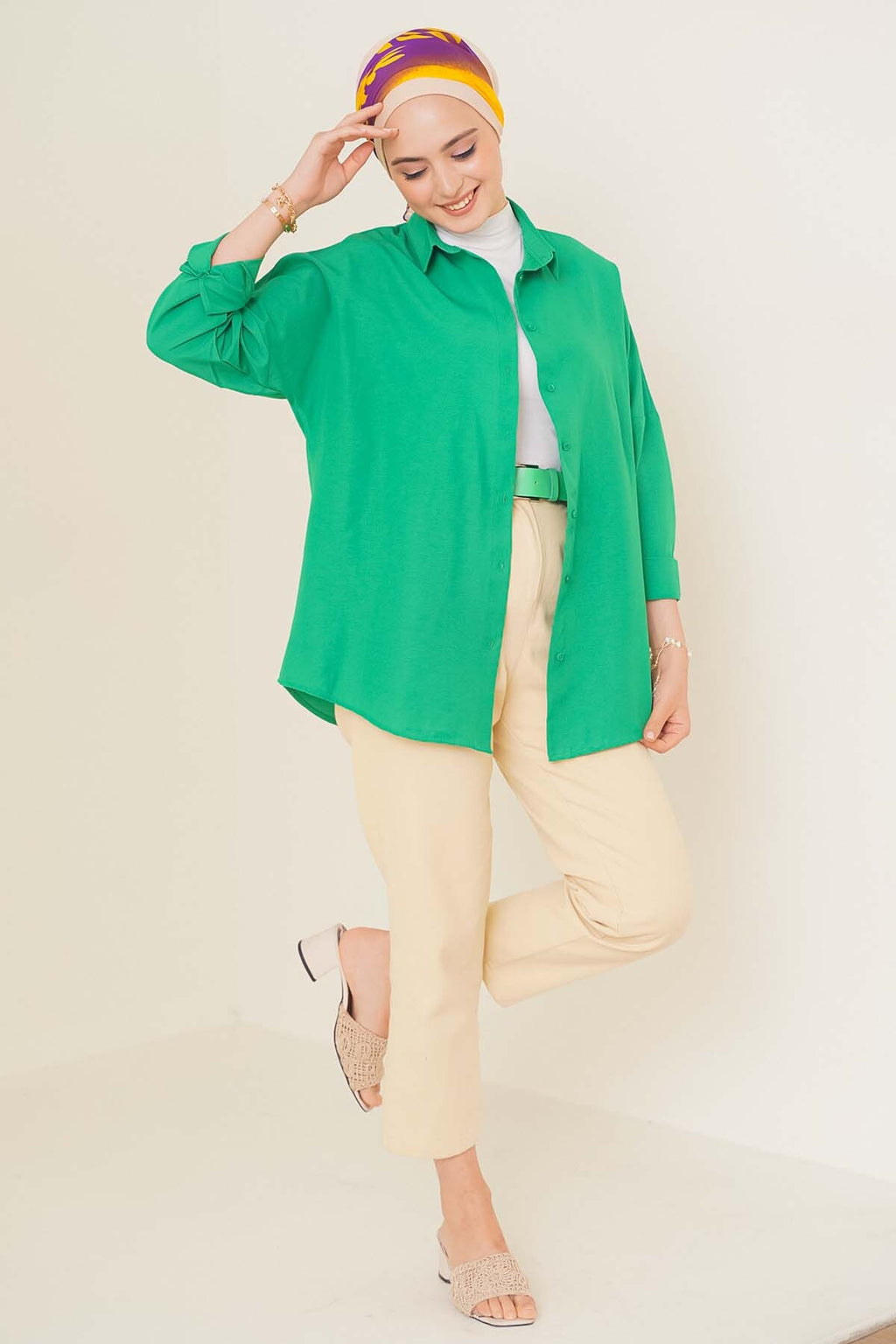 Green Women Shirt