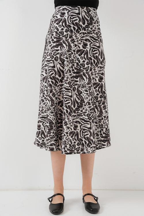 Beige Women Skirt