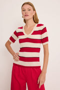 Red Women Blouse