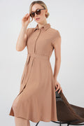 Beige Women Dress