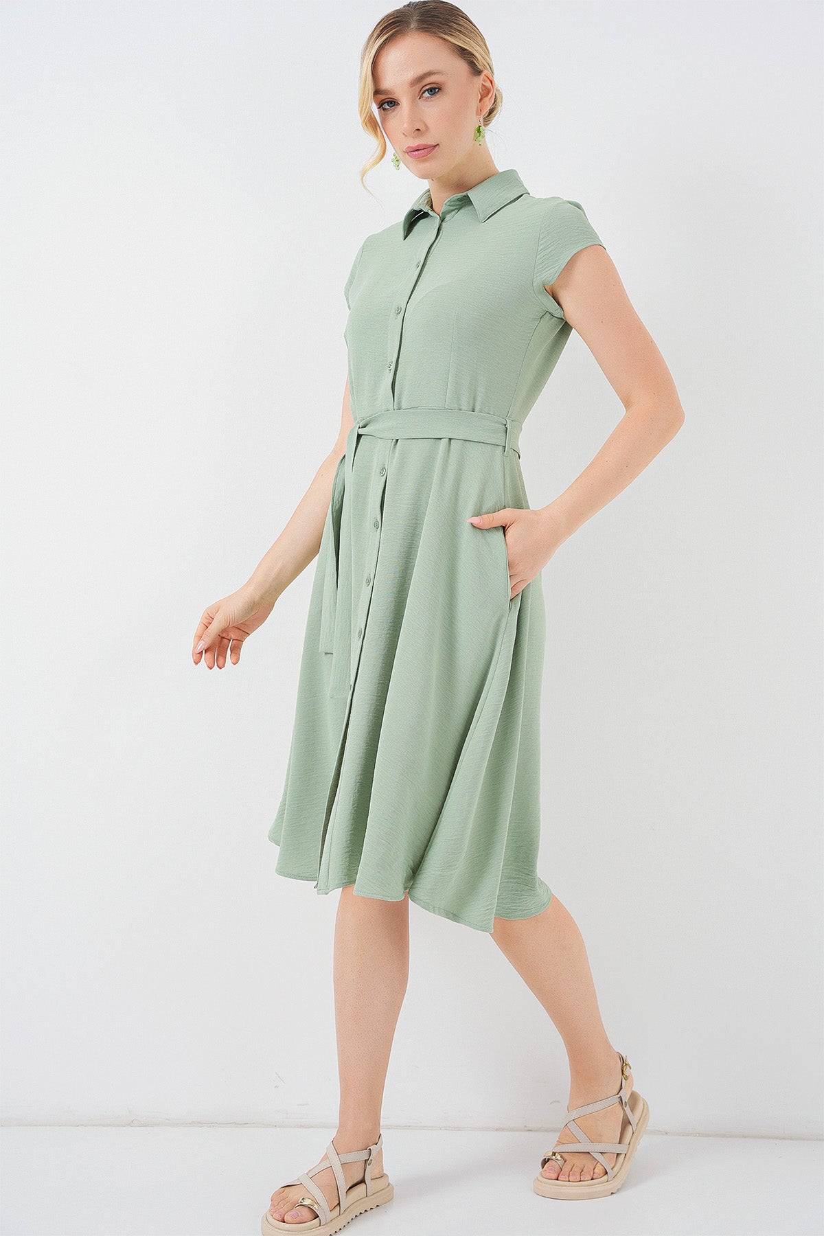 Green Women Dress