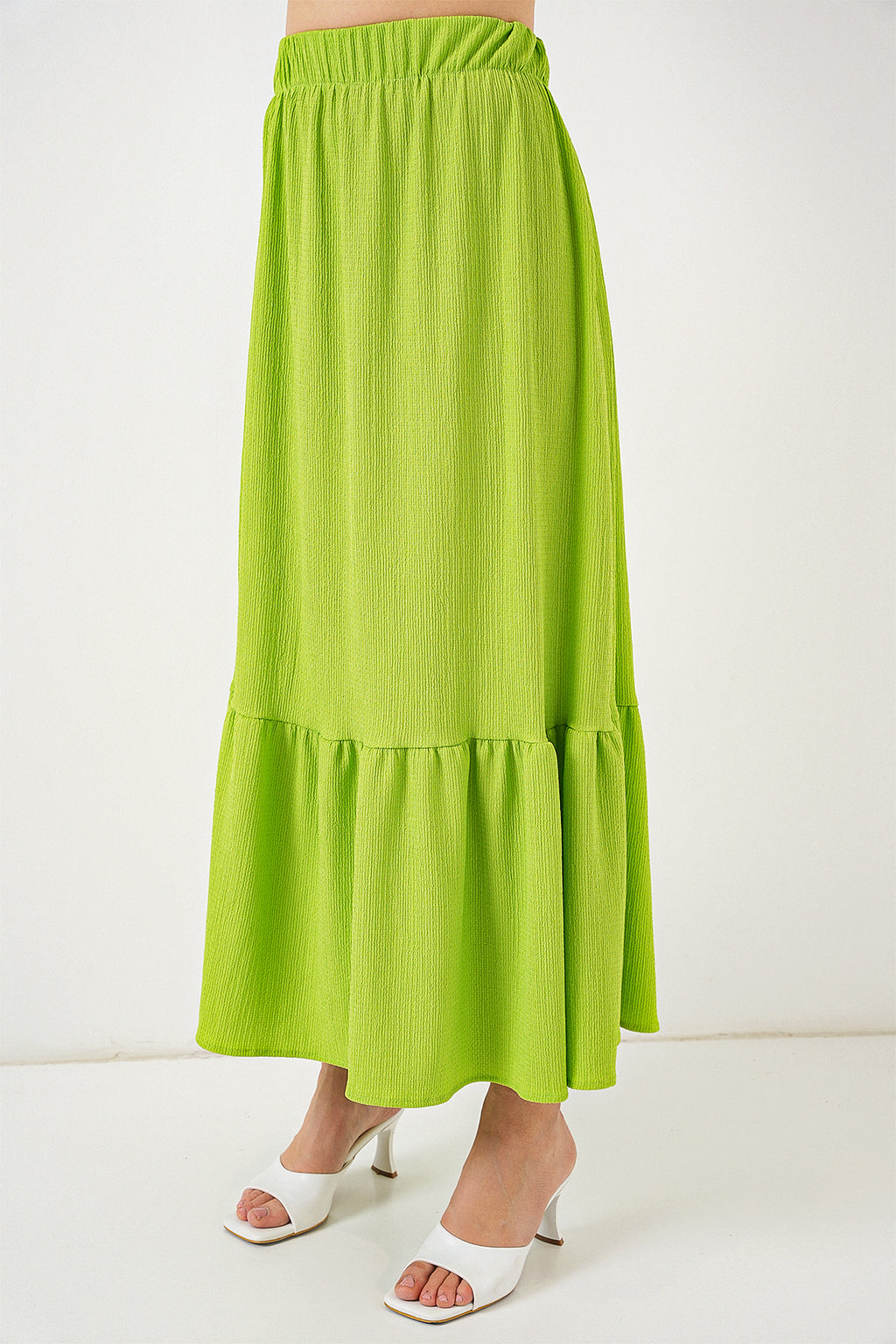 Green Women Skirt