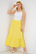 Yellow Women Skirt