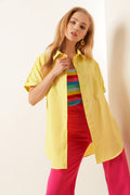 Yellow Women Shirt