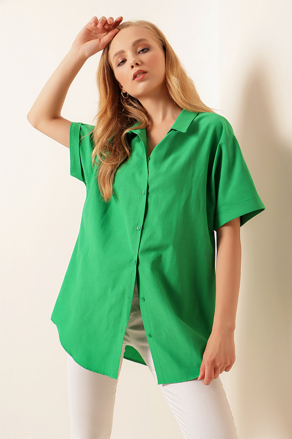Green Women Shirt