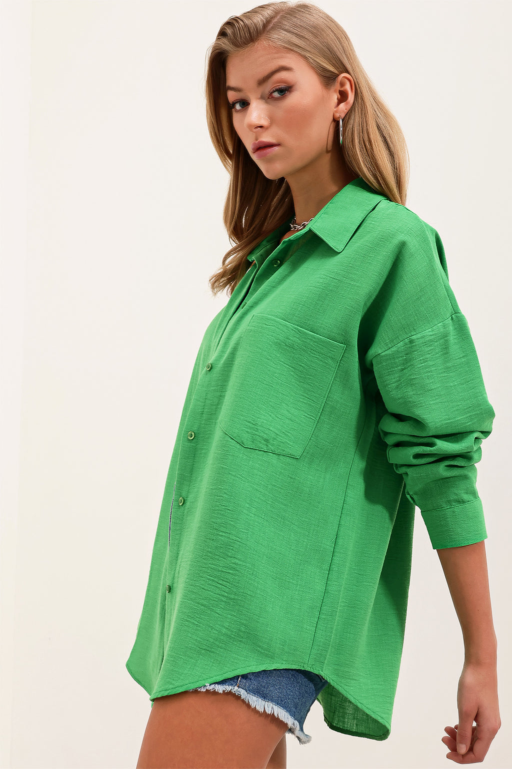 Green Women Shirt