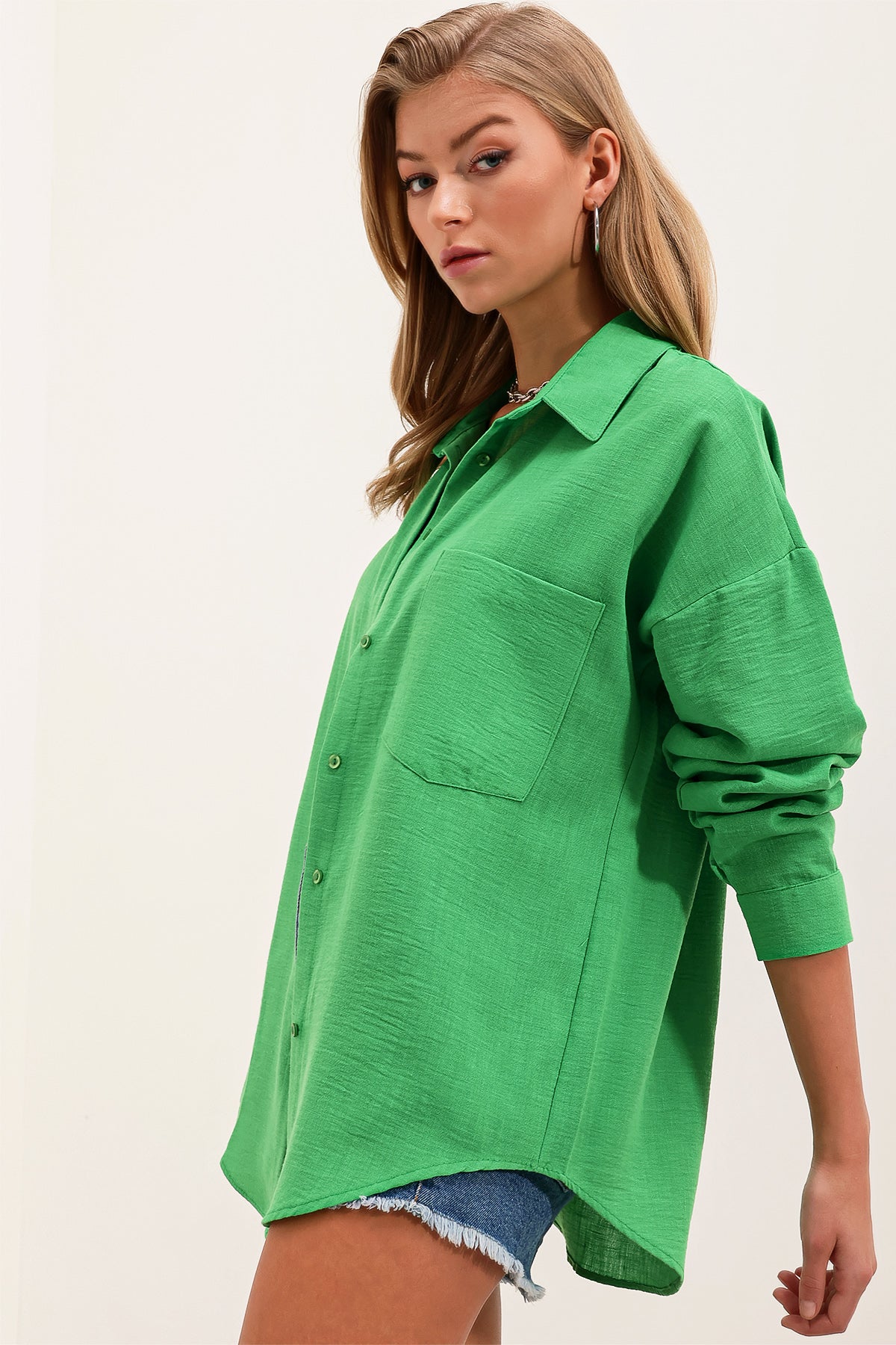 Green Women Shirt