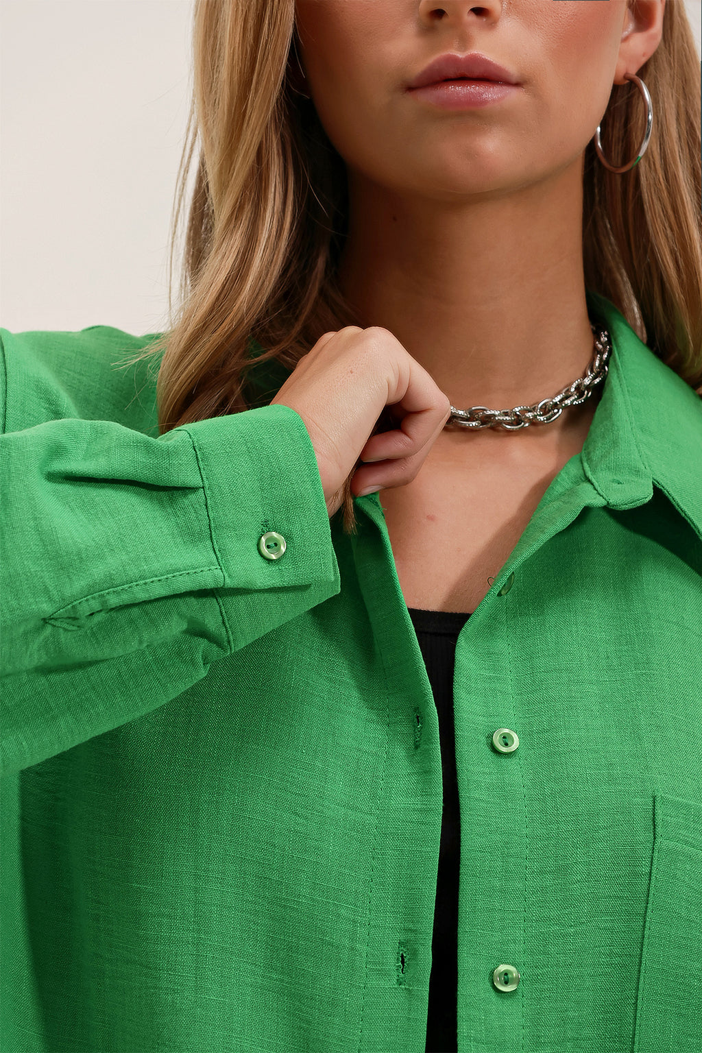 Green Women Shirt
