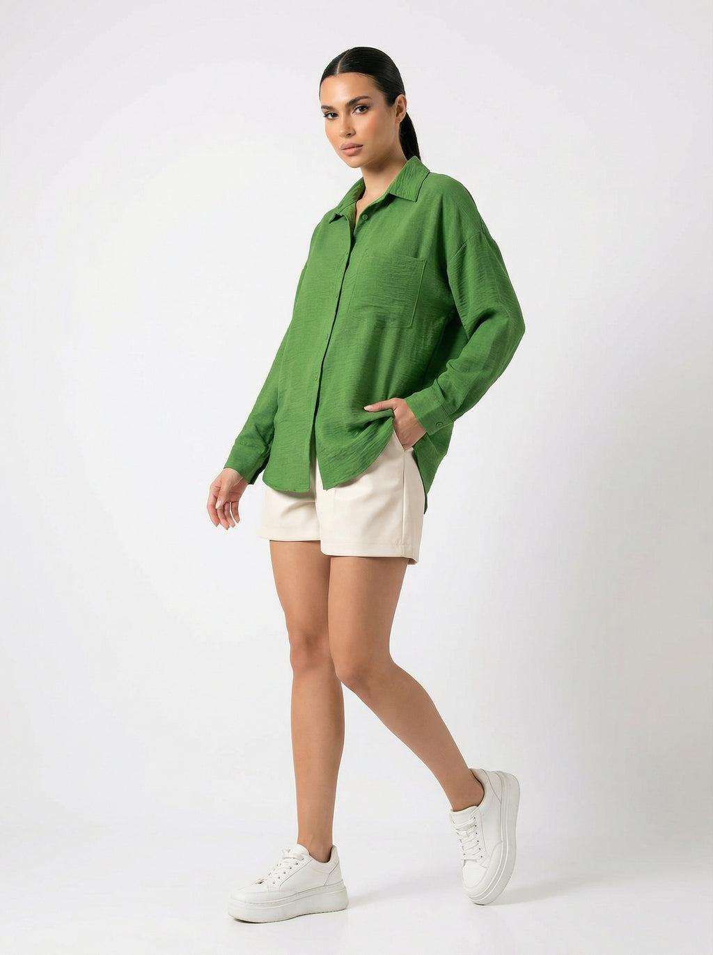 Green Women Shirt