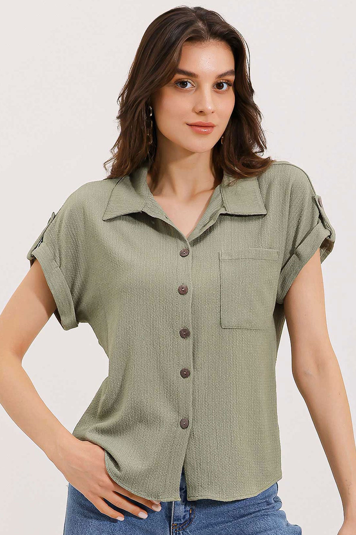 green Women Shirt