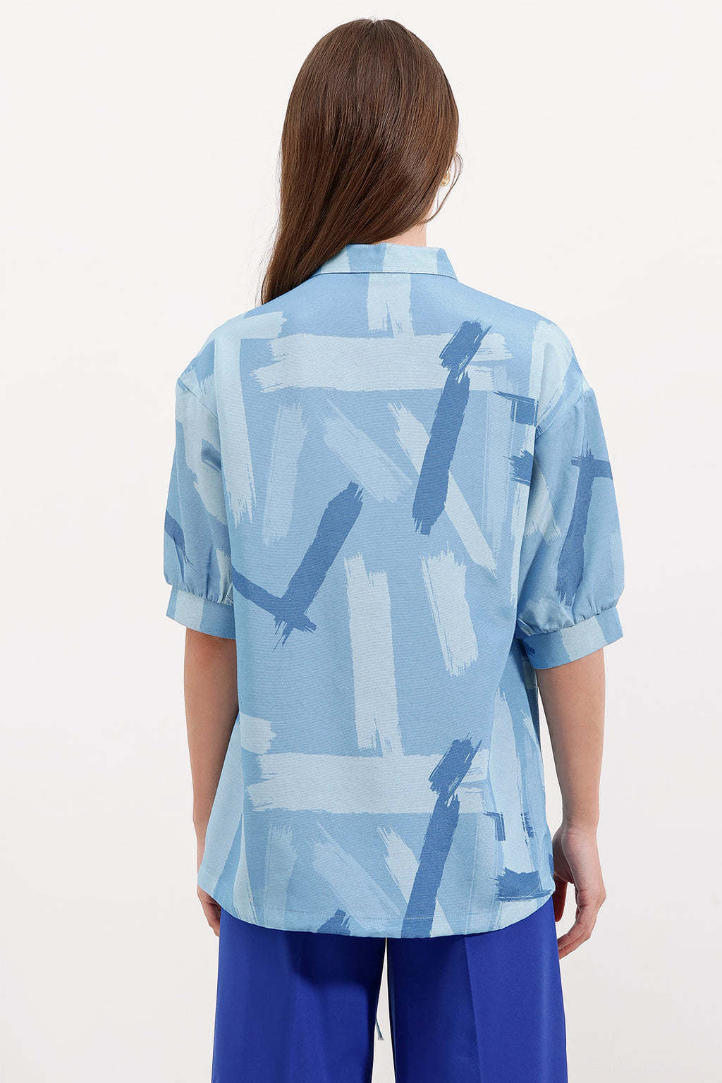 Blue Women Shirt
