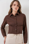 Brown Women Shirt
