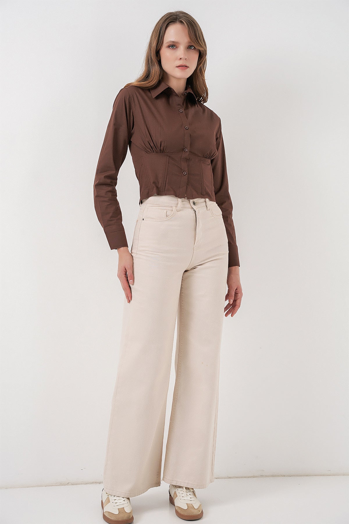 Brown Women Shirt