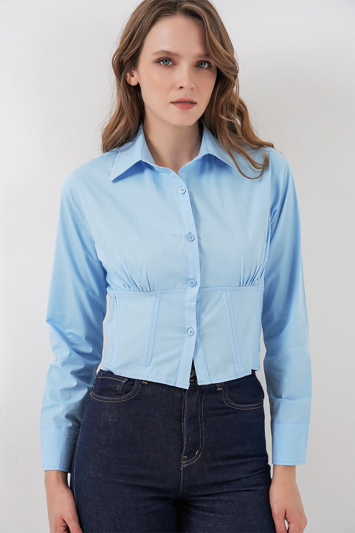 Blue Women Shirt